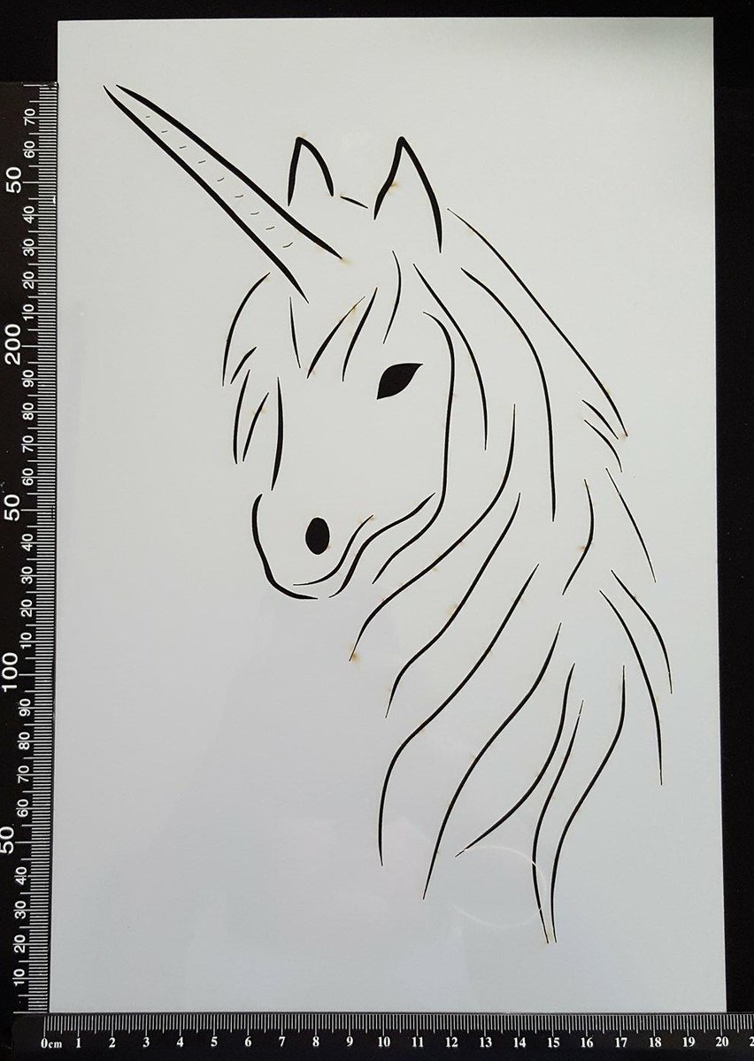 852x1199 Detailed Unicorn Head - Unicorn Head Sketch