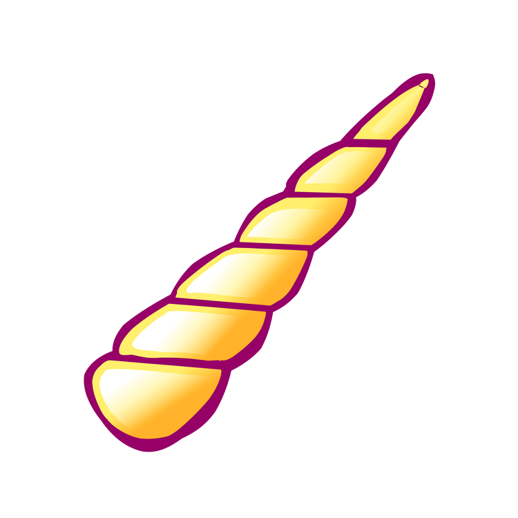 750x750 Unicorn Horn Drawing Computer Icons Free Commercial Clipart - Unicorn Horn Sketch