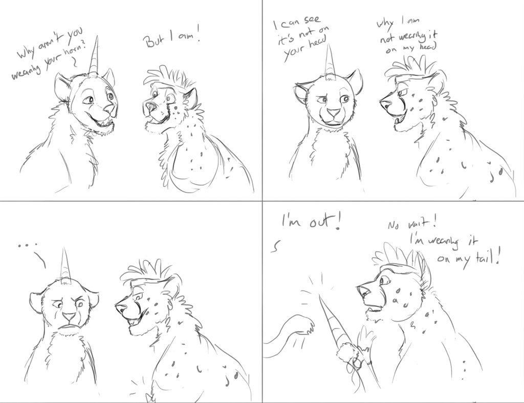 1024x787 Unicorn Horn By Timba - Unicorn Horn Sketch