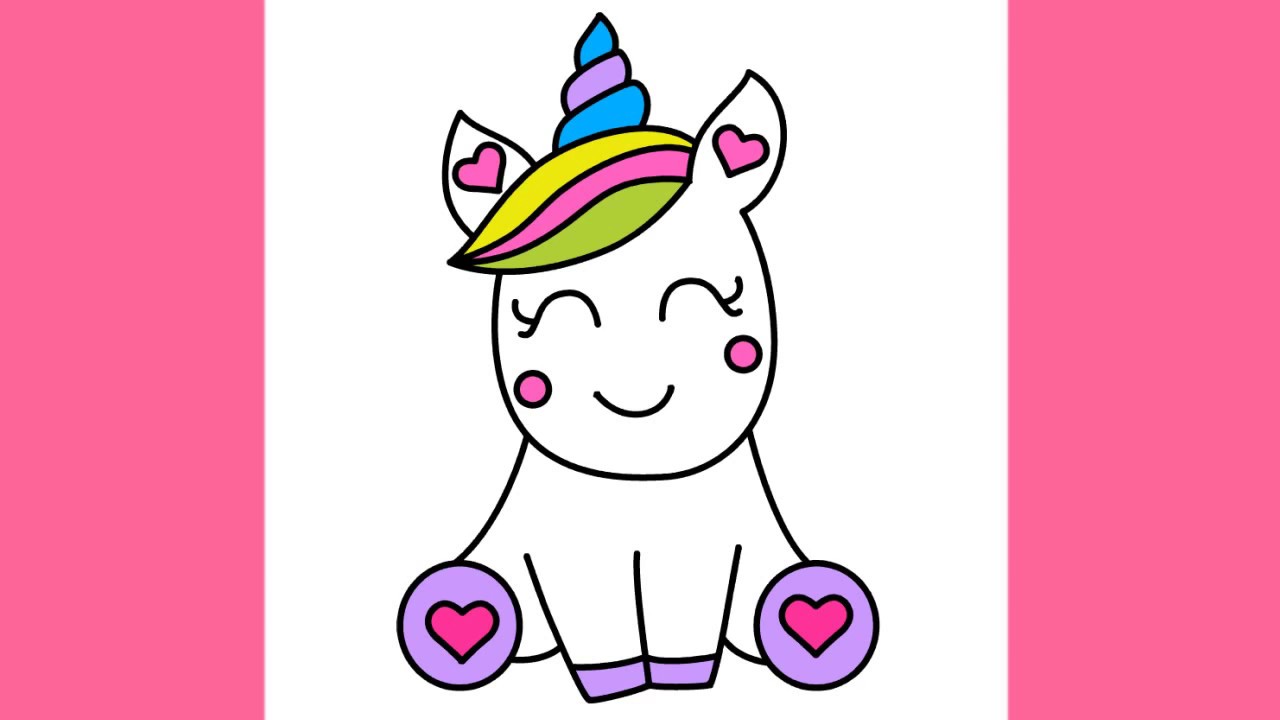 Unicorn Sketch For Kids at Explore collection of