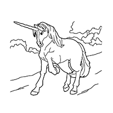 230x230 Top 35 Free Printable Unicorn Coloring Pages Online - Unicorn Sketch For Kids