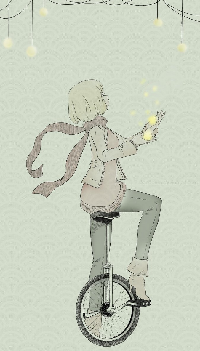 675x1185 Unicycle By Pchoberry - Unicycle Sketch