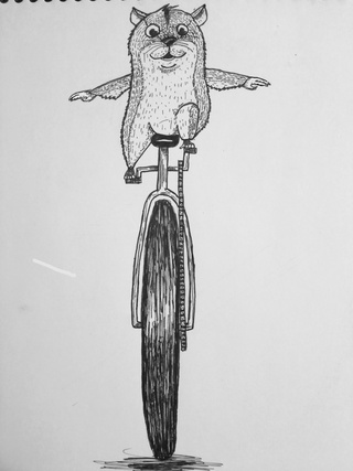 320x427 Unicycle Drawings On Paigeeworld. Pictures Of Unicycle - Unicycle Sketch