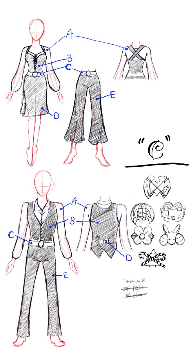 659x1213 Ha School Uniform Sketch By Santopecado - Uniform Sketch