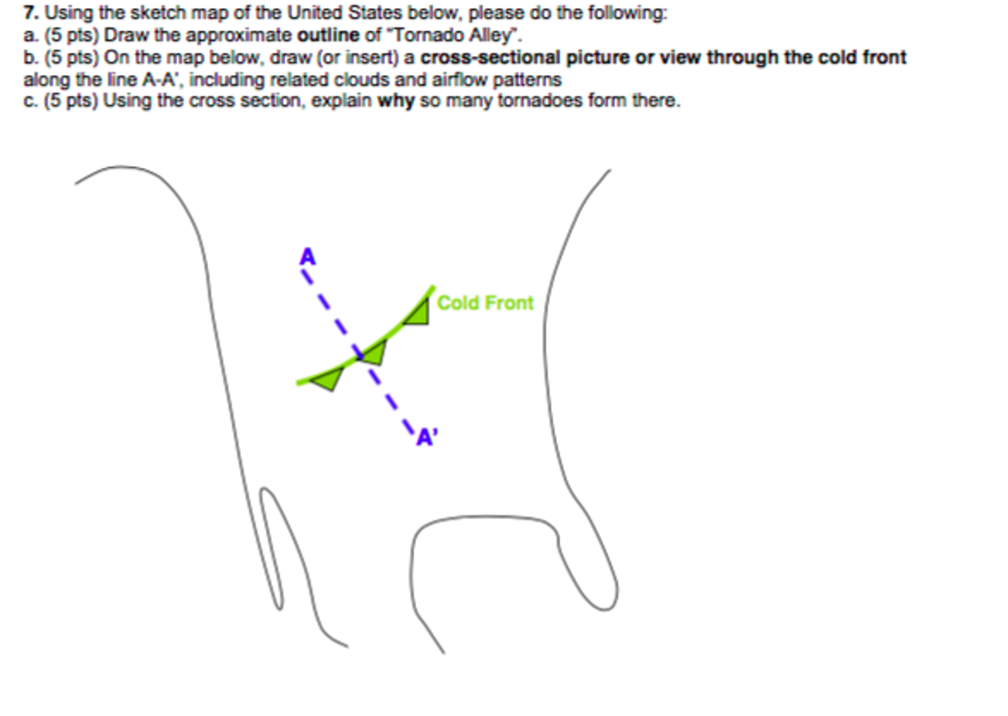 2046x1453 Solved 7. Using The Sketch Map Of The United States Below - United States Sketch