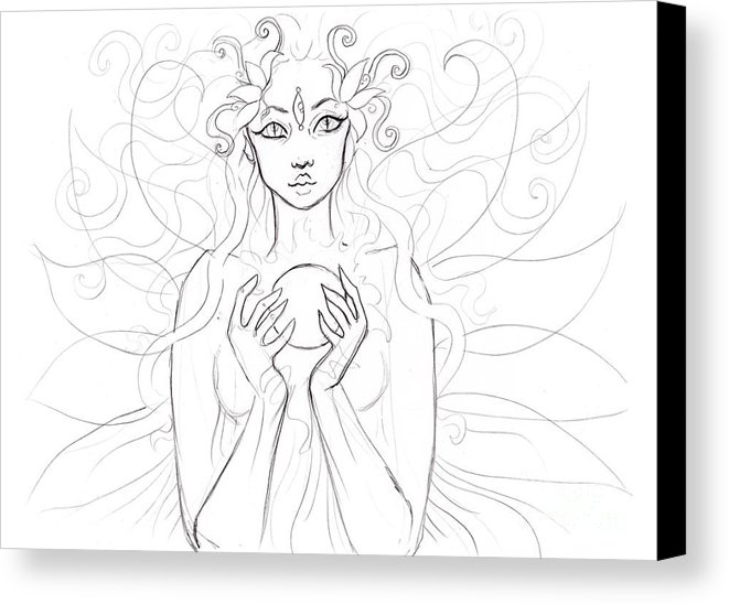 661x548 Little Piece Of The Universe Sketch Canvas Print Canvas Art By - Universe Sketch