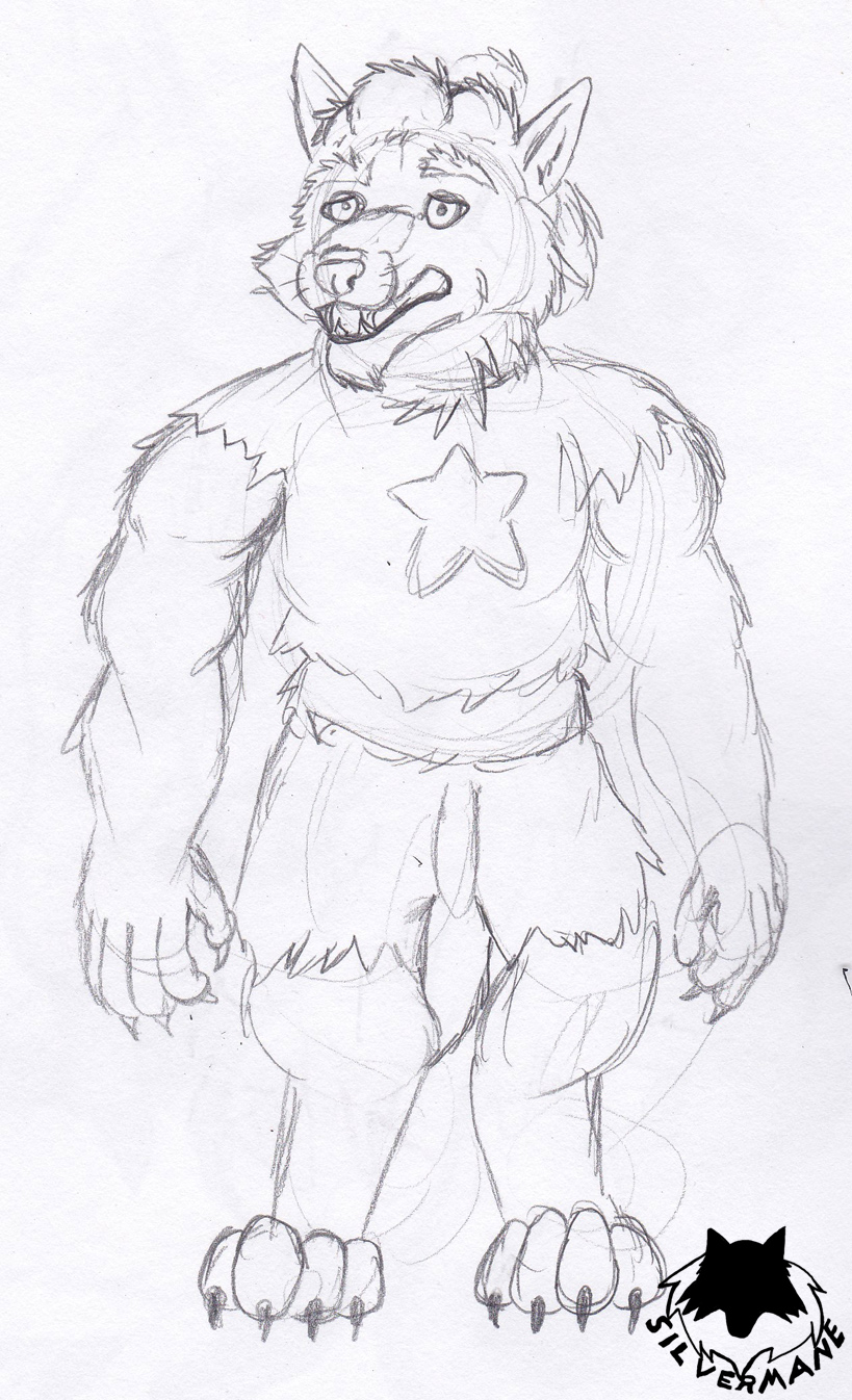 819x1346 Sketch Steven Werewolf Universe Weasyl - Universe Sketch