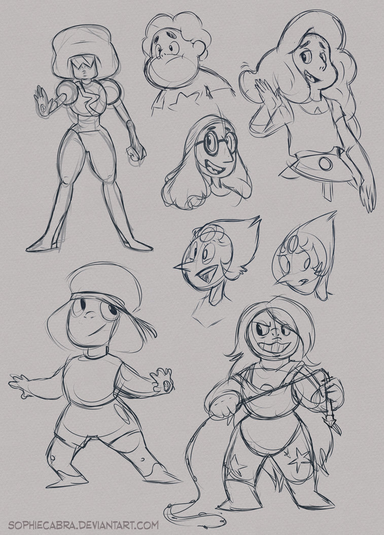757x1055 Steven Universe Sketch Dump By Spainfischer - Universe Sketch