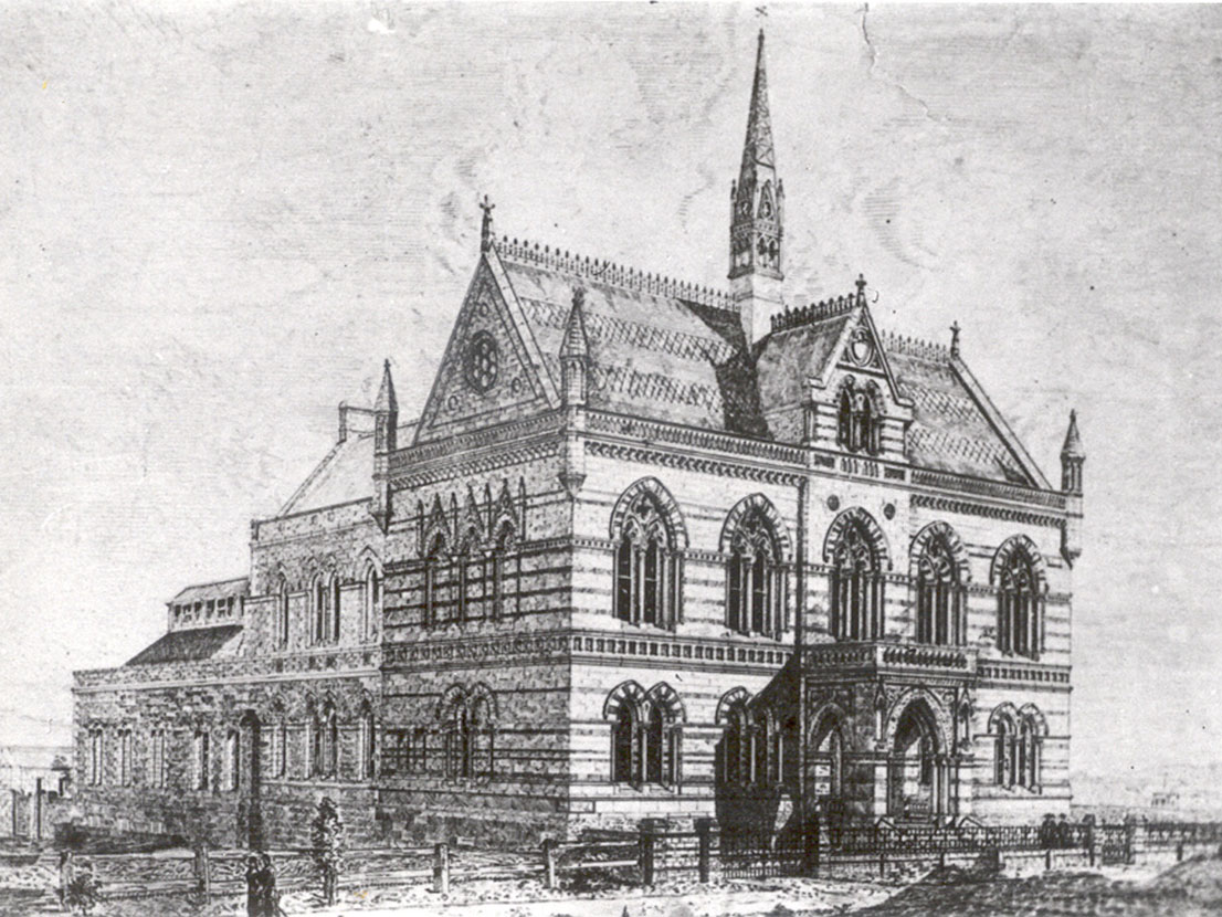 1106x830 History About The University Of Adelaide - University Sketch