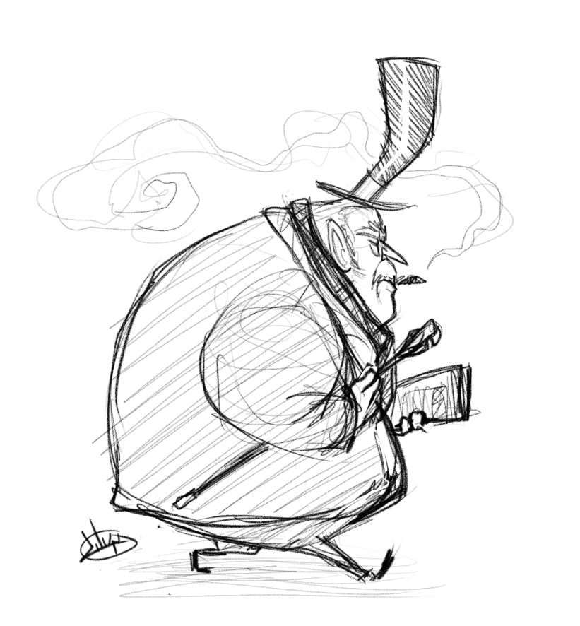 821x886 Oldie Warm Up Sketch By Luigil - Up Sketch