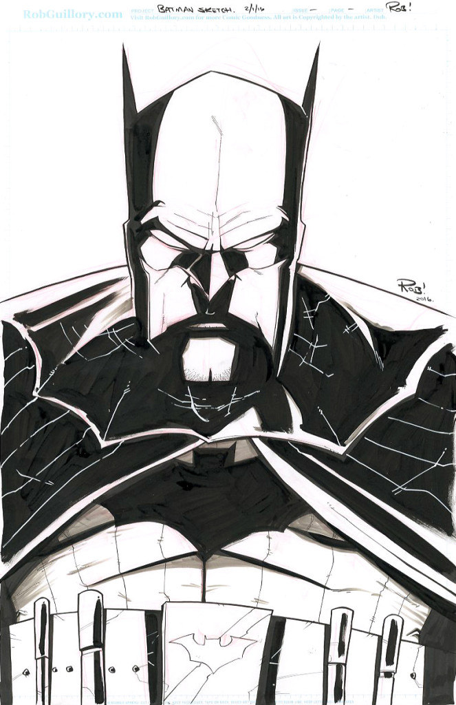 663x1024 Warm Up Sketch Batman. - Up Sketch