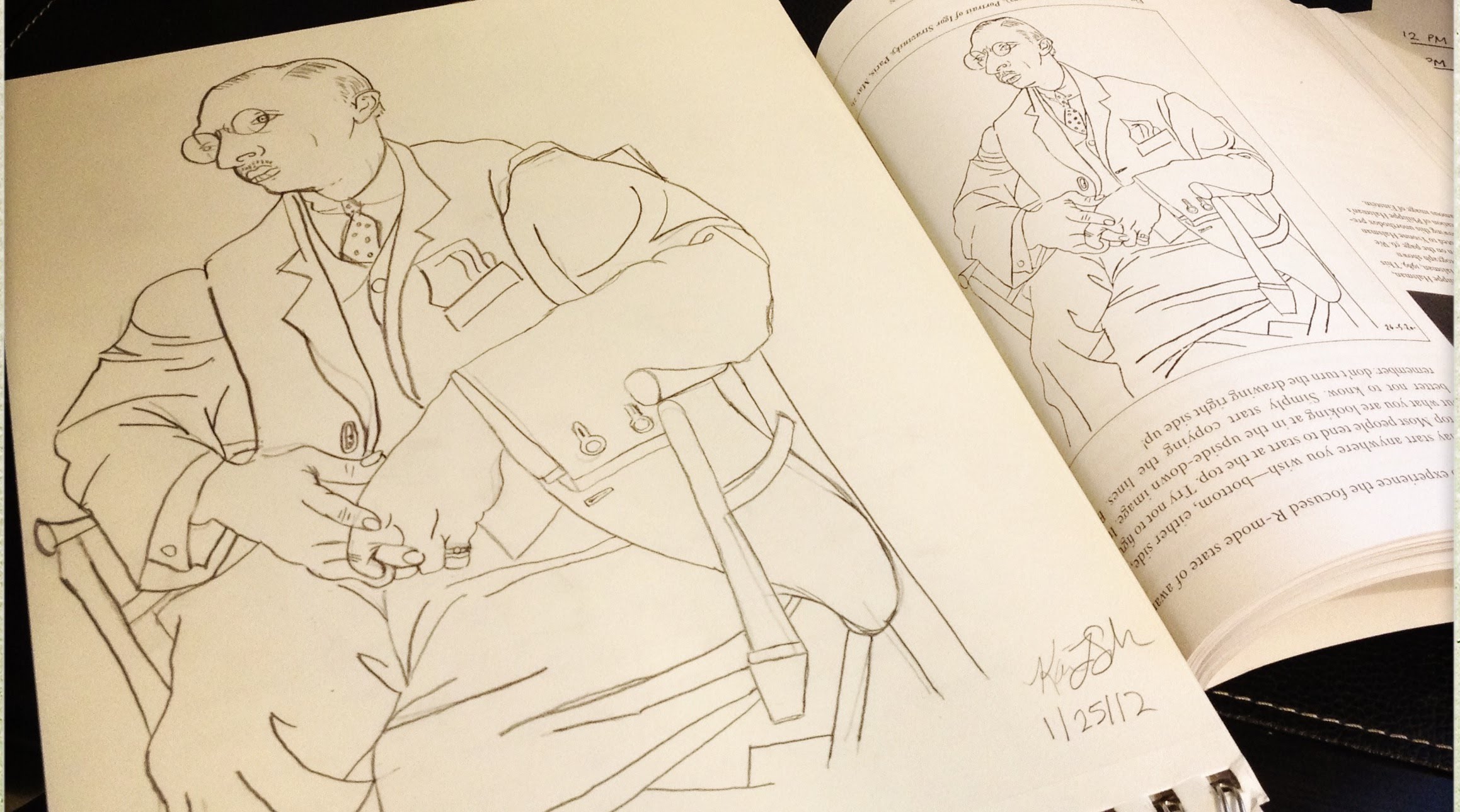 2317x1289 Drawing On The Right Side Of The Brain My Upside Down Picasso - Upside Down Sketch