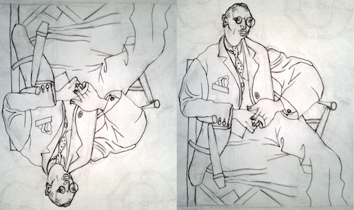 500x296 Artistic Waves Updates Upside Down Drawing - Upside Down Sketch