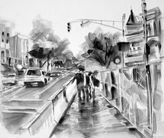 Urban Landscape Sketch