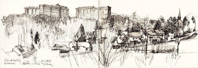 800x275 Drawing The Urban Landscape - Urban Landscape Sketch