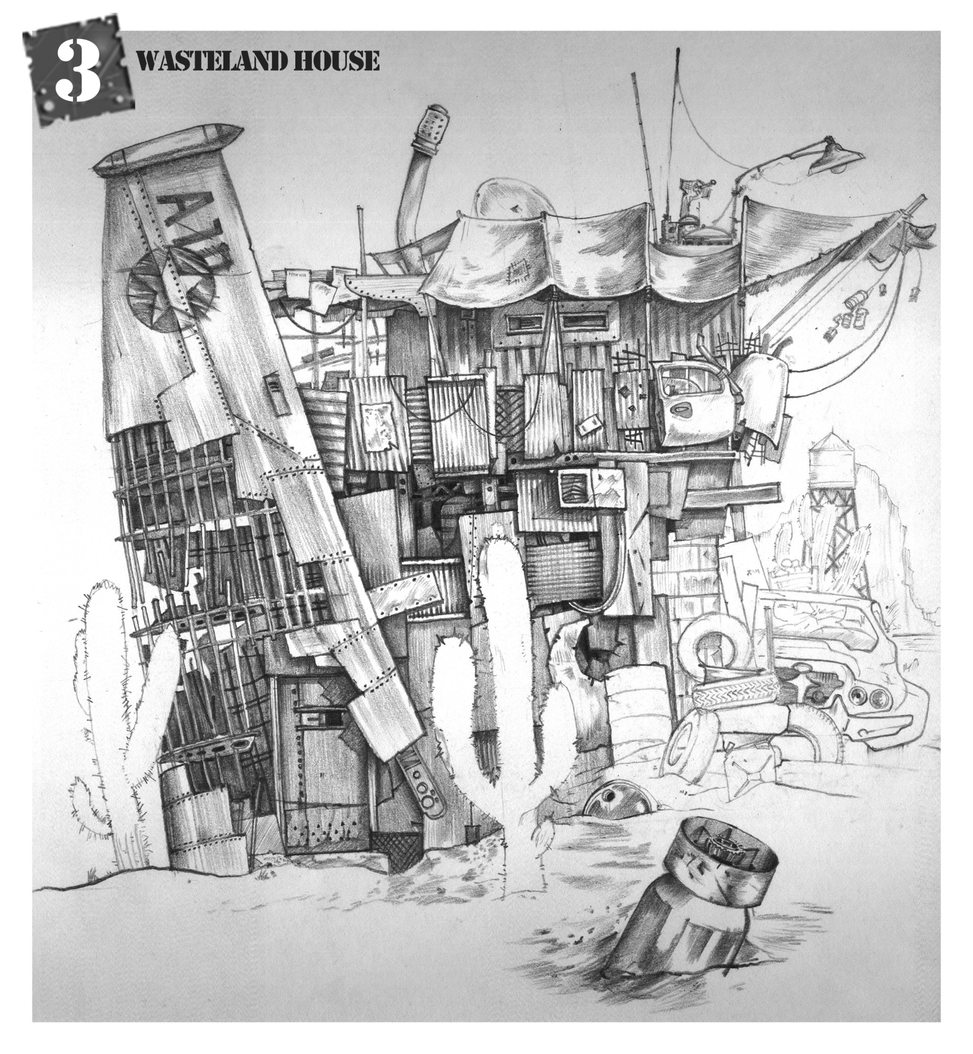 1920x2078 Matthew Shkurupiy - Urban Landscape Sketch