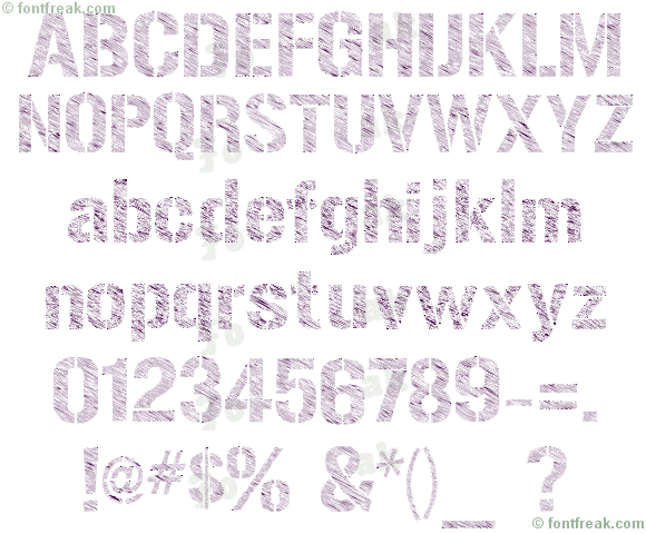 580x480 Font Freak, Urban Sketch - Urban Sketch Font