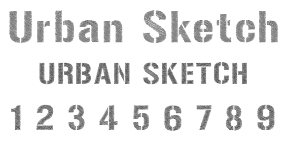 580x300 30 Sketched Fonts For Designers - Urban Sketch Font