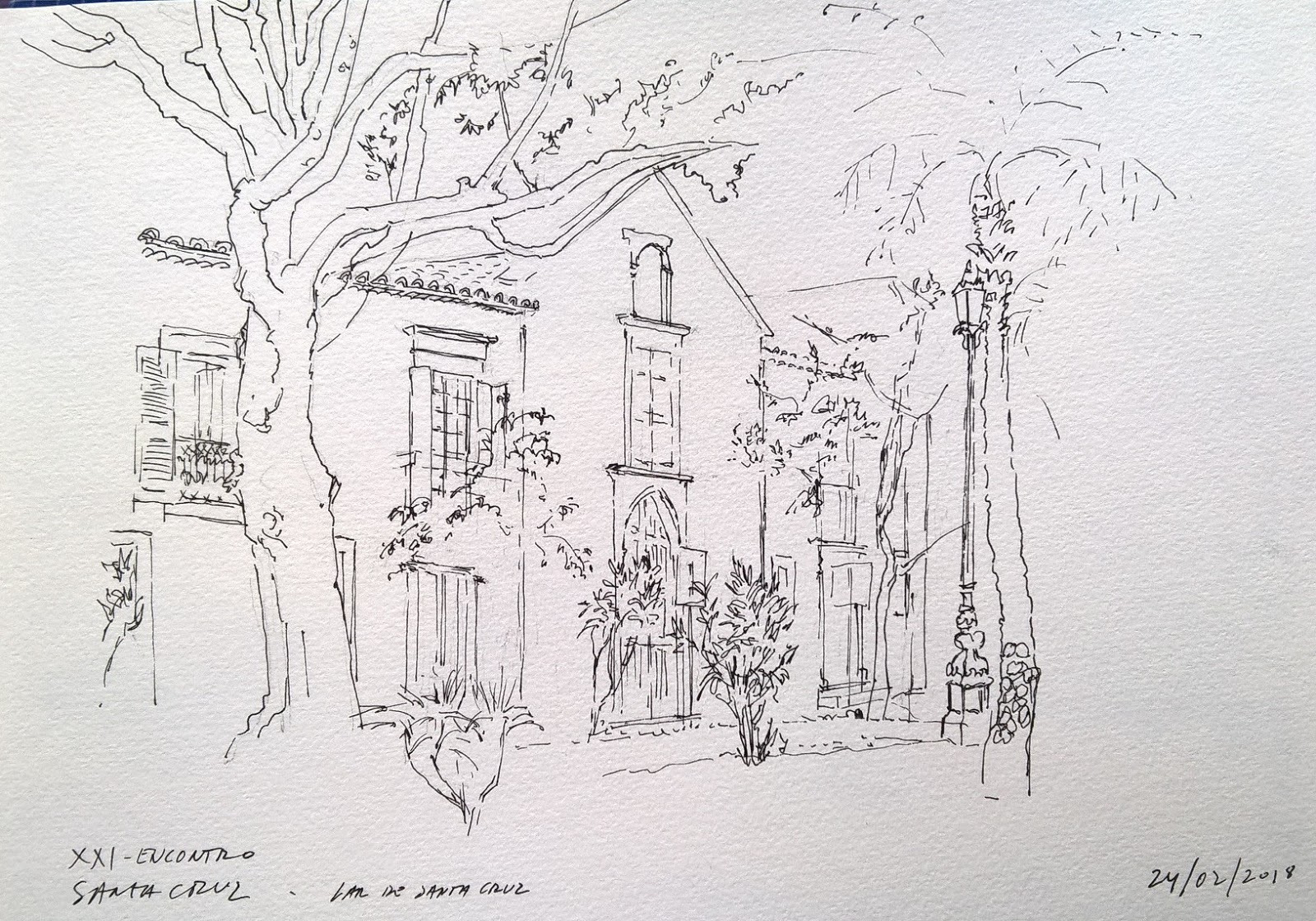 1600x1119 Urban Sketchers Portugal - Urban Sketch Font