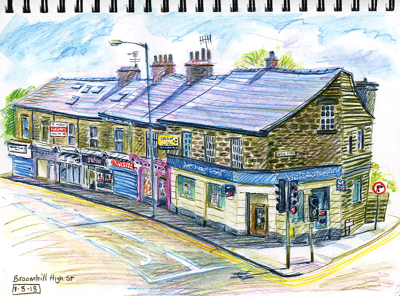 798x592 Film Sketching In Watercolour Pencils Urban Sketchers - Urban Sketching Watercolor