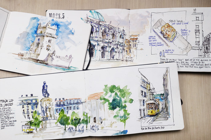 700x466 Watercolour Tradtional Studio Painting Vs Urban Sketching - Urban Sketching Watercolor