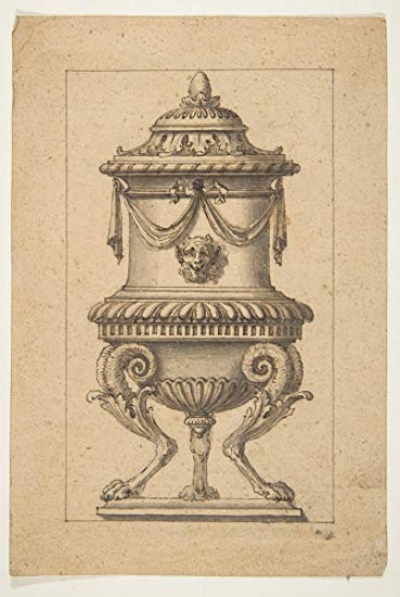 369x550 Historic Pictoric Drawing Drawing Of An Urn Artist - Urn Sketch