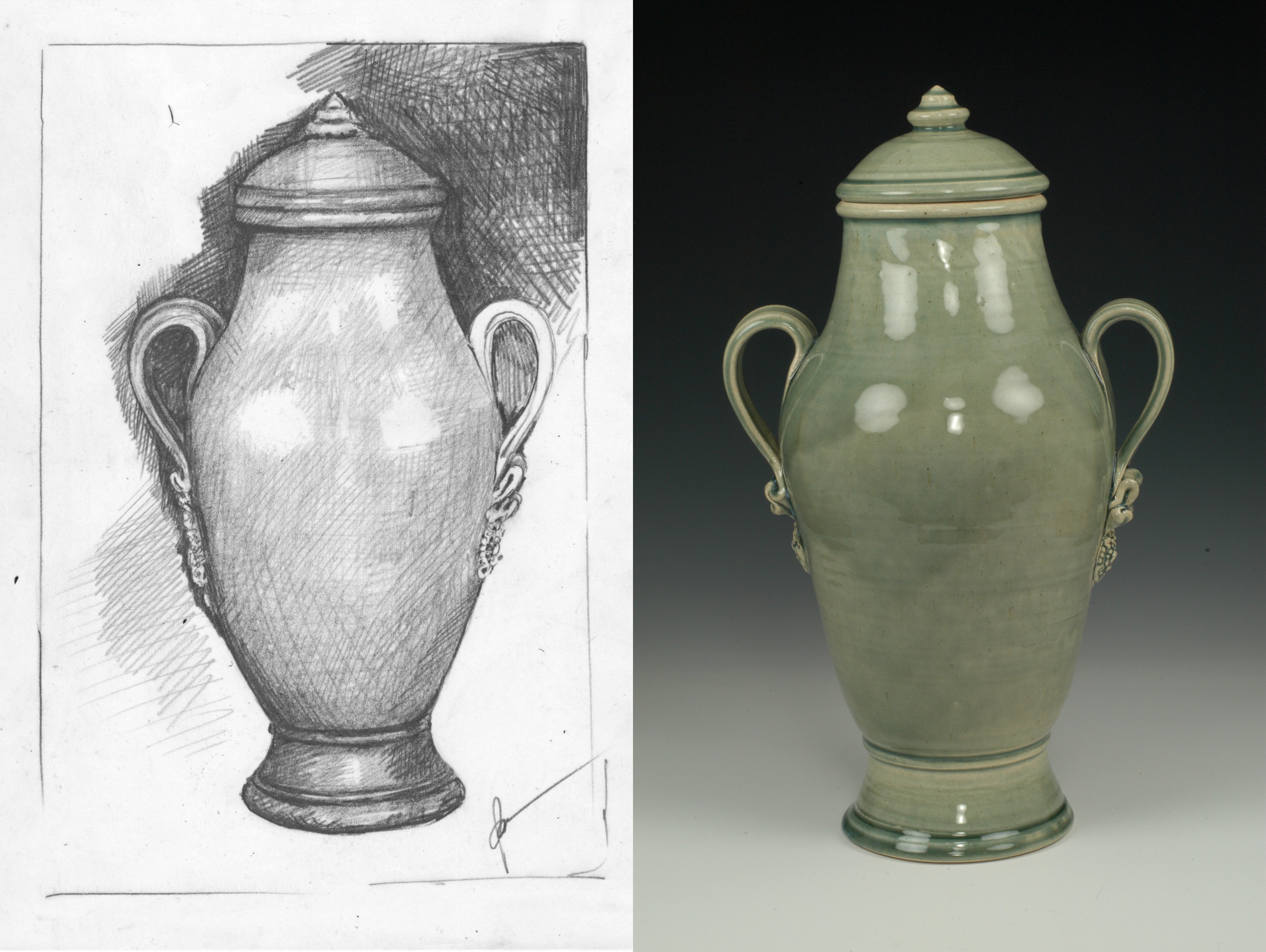 4000x3008 Urns Through Time, A Source Of Ceramic Urns, Funeral Urns Or - Urn Sketch