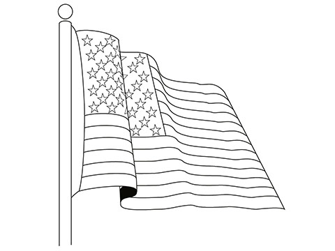 480x360 Pictures Of American Flags - Us Flag Sketch