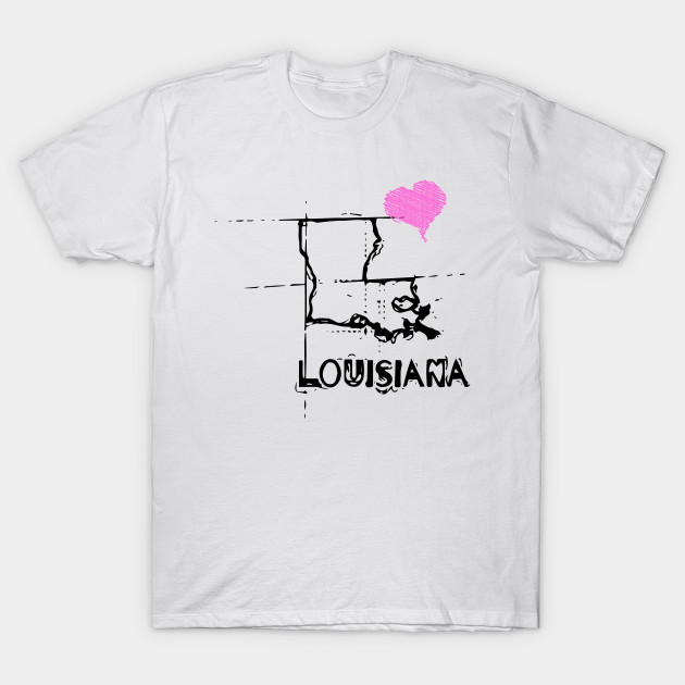 630x630 Love Louisiana State Sketch Usa Art Design - Usa Sketch