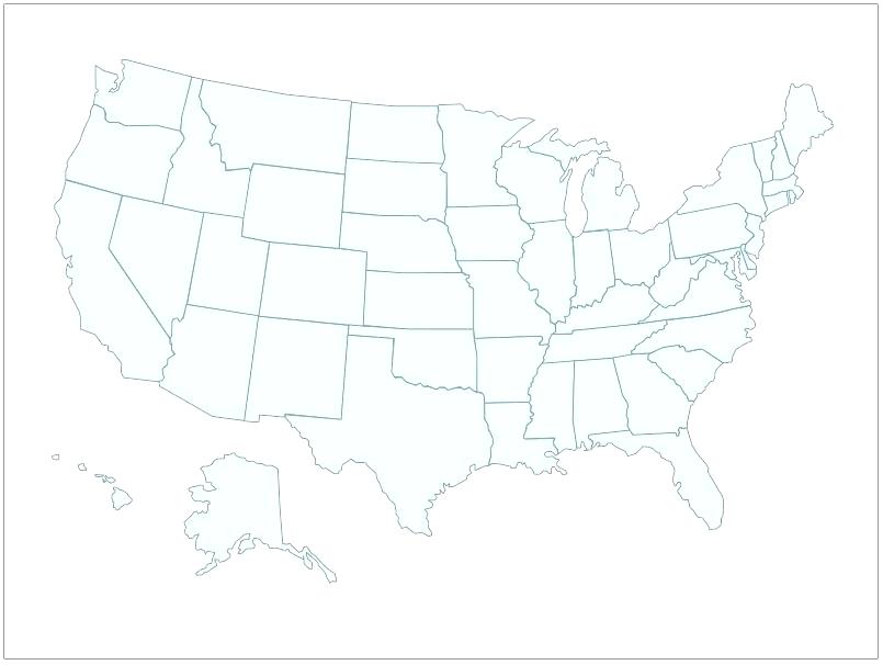 Usa Sketch Map at PaintingValley.com | Explore collection of Usa Sketch Map