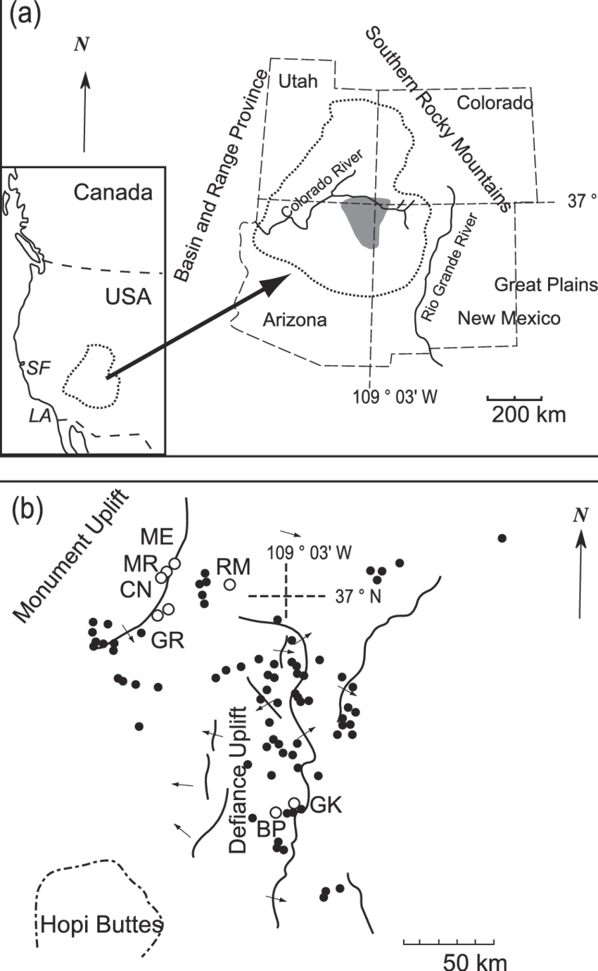 850x1380 A) Sketch Map Of The Southwestern Interior Of The Usa And Outline - Usa Sketch Map