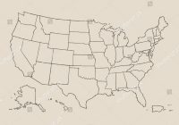 200x140 Sketch Map Of Southwest Usa - Usa Sketch Map