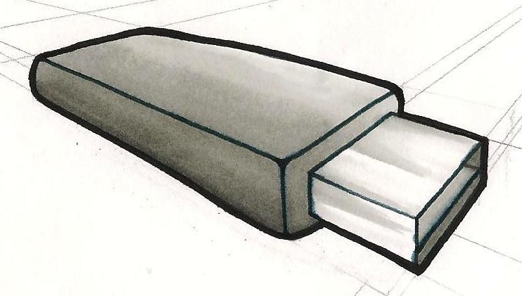 742x421 Usb Sketch, Marker Render Iskusstvo Sketch Markers - Usb Sketch