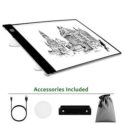 425x425 Portable Light Box, A4 Ultra Thin Drawing Tracer Light - Usb Sketch
