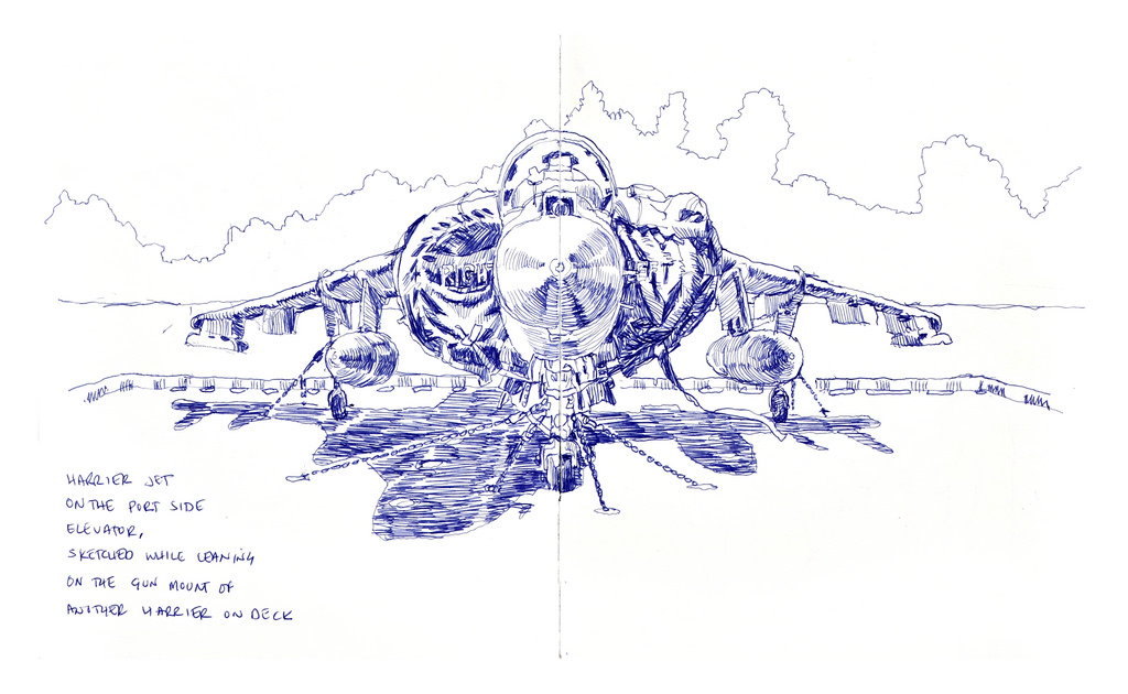 1024x630 Usmc Mission Ballpoint Sketches From My Time With Usmc - Usmc Sketch