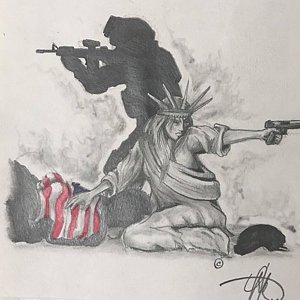 300x300 Usmc Drawings Fine Art America - Usmc Sketch