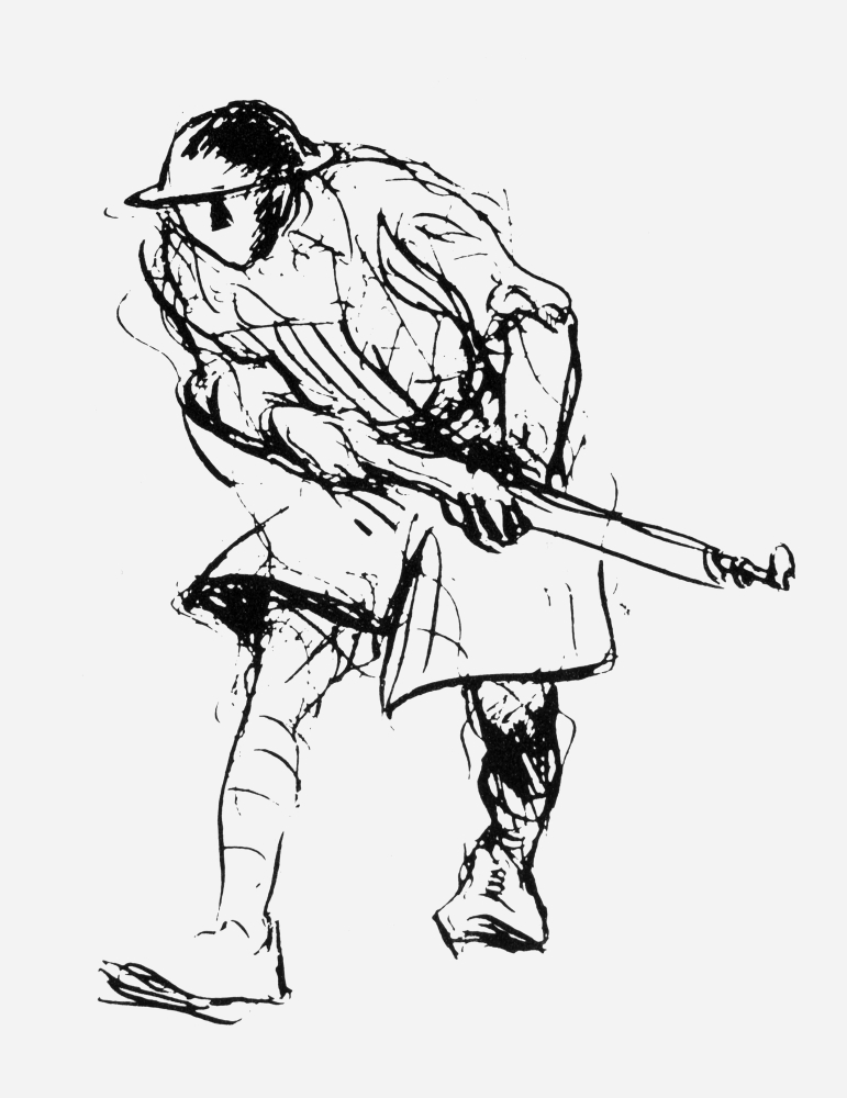 771x1000 World War I Us Marine Nus Marine At The Front In France 1918 - Usmc Sketch