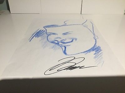 400x300 V For Vendetta Original Comic Art Sketch David Lloyd Hand Drawn - V For Vendetta Sketch