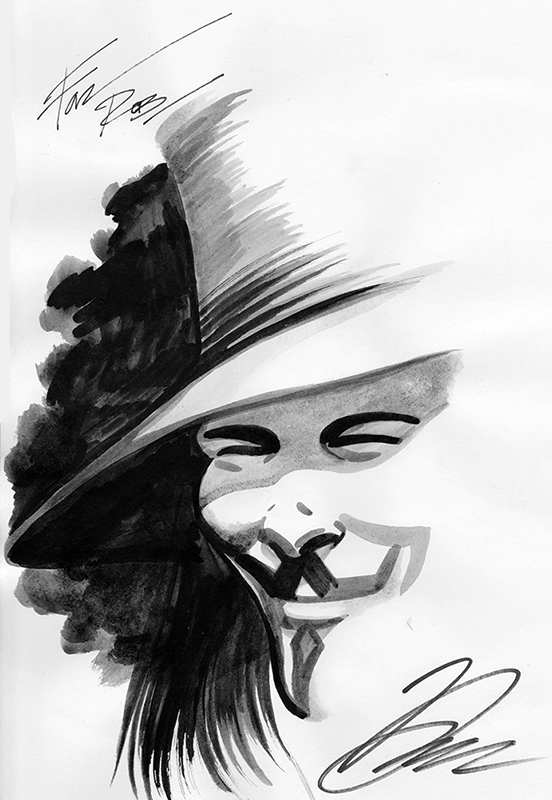552x800 V For - V For Vendetta Sketch