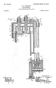 220x349 Overhead Valve Engine - V8 Engine Sketch
