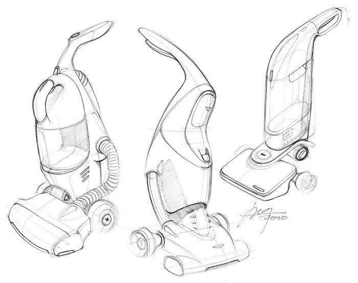 700x553 Vacuum Sketch. Sketch A Day 276 Sketches Industrial Design - Vacuum Cleaner Sketch