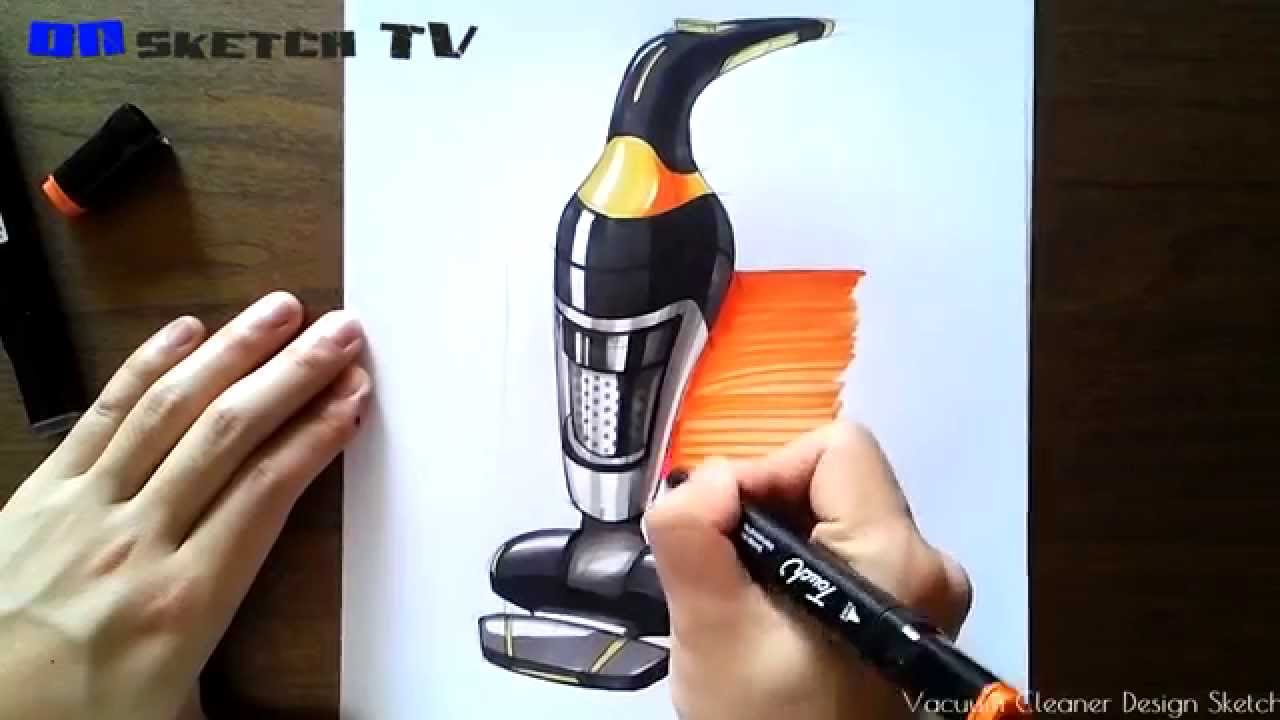 1280x720 Tv Product Sketch - Vacuum Sketch