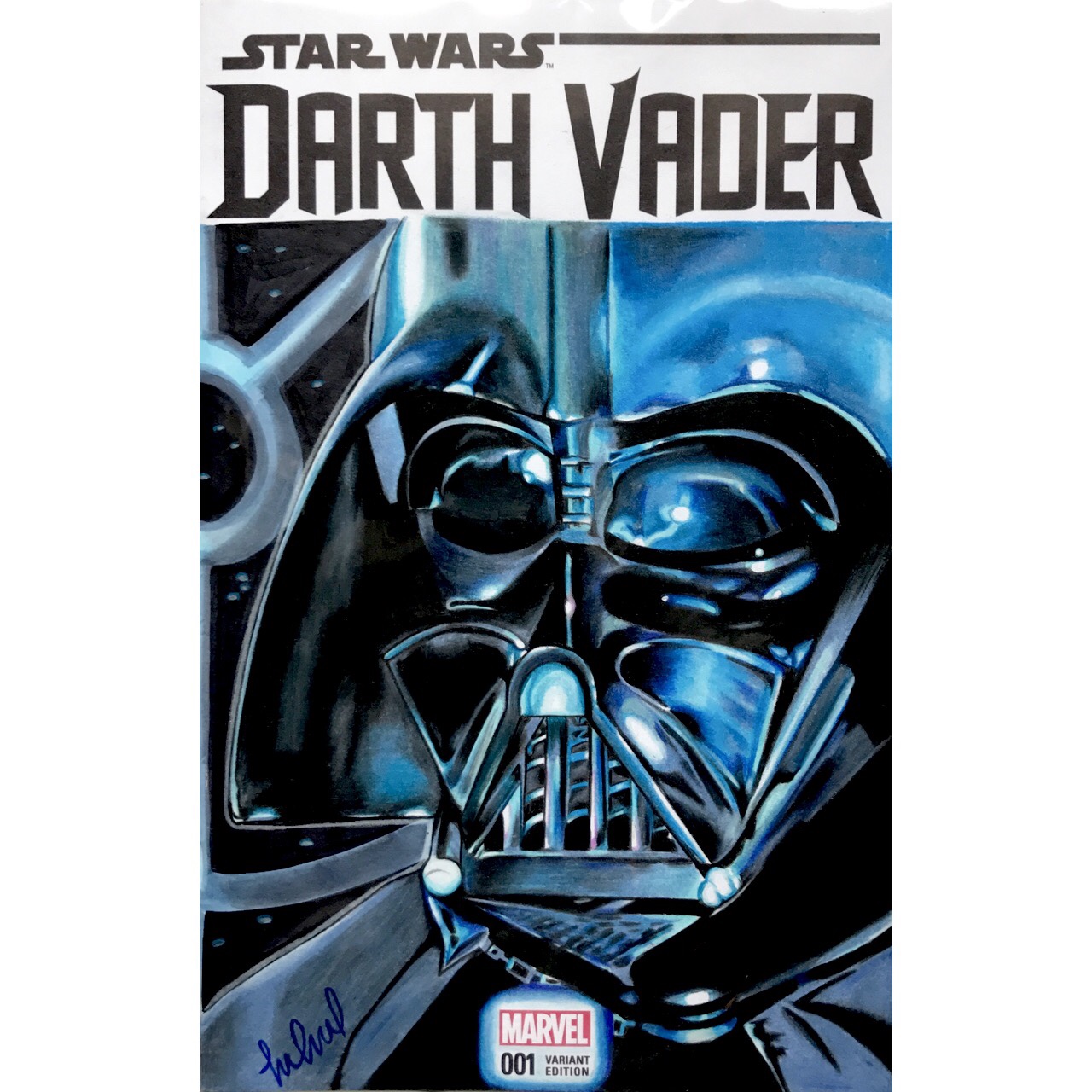 1280x1280 Darth Vader Sketch Cover Variant - Vader Sketch