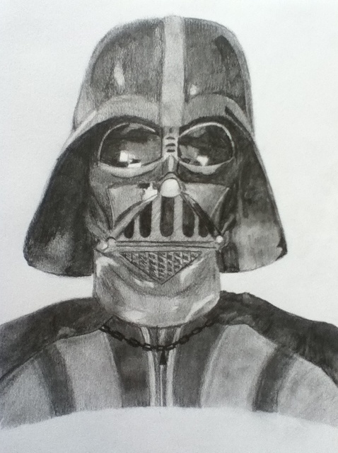 478x640 How To Draw Darth Vader - Vader Sketch