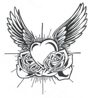 300x321 Rose And Heart Drawing Printable Coloring Of Valentine Heart And - Valentine Heart Sketch