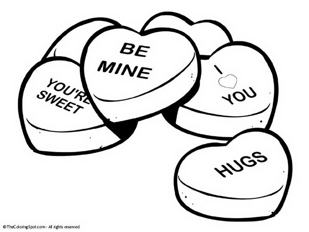 1048x786 Coloring Pages Valentine Day Free Coloring Library - Valentine Heart Sketch