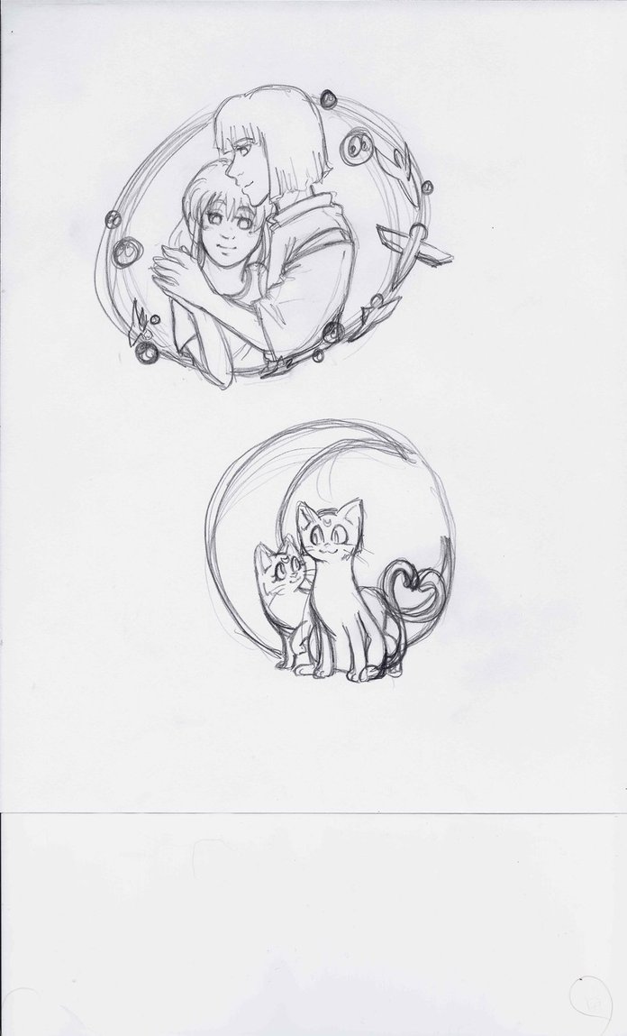 696x1149 Valentine Sketches By Artistefish - Valentine Sketches