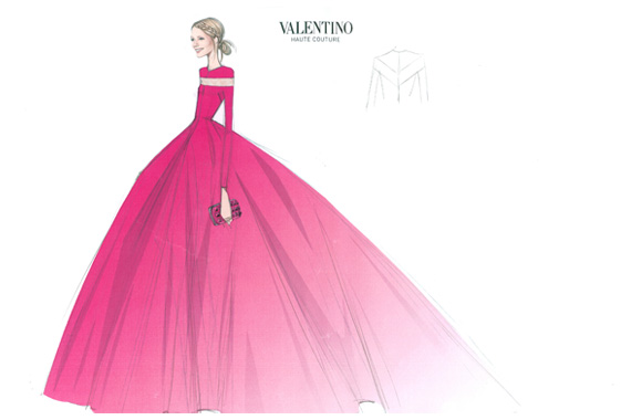 570x380 Getting Dressed For The Met Gala Goop - Valentino Sketches