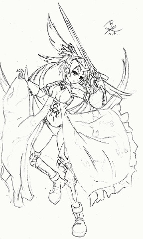 287x480 Image - Valkyrie Sketch