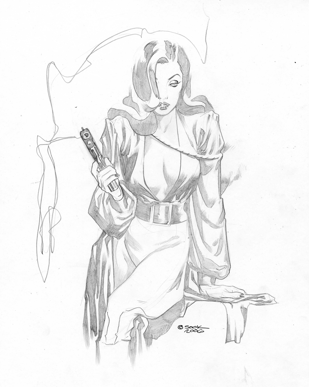 1063x1328 - Valkyrie Sketch